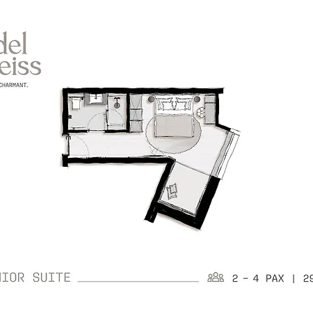 Oda ve Kahvaltı Edelweiss Echt-charmant Sölden