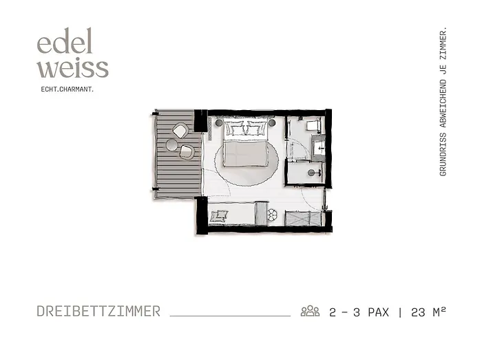 Edelweiss Echt-charmant Nocleg ze śniadaniem 3*